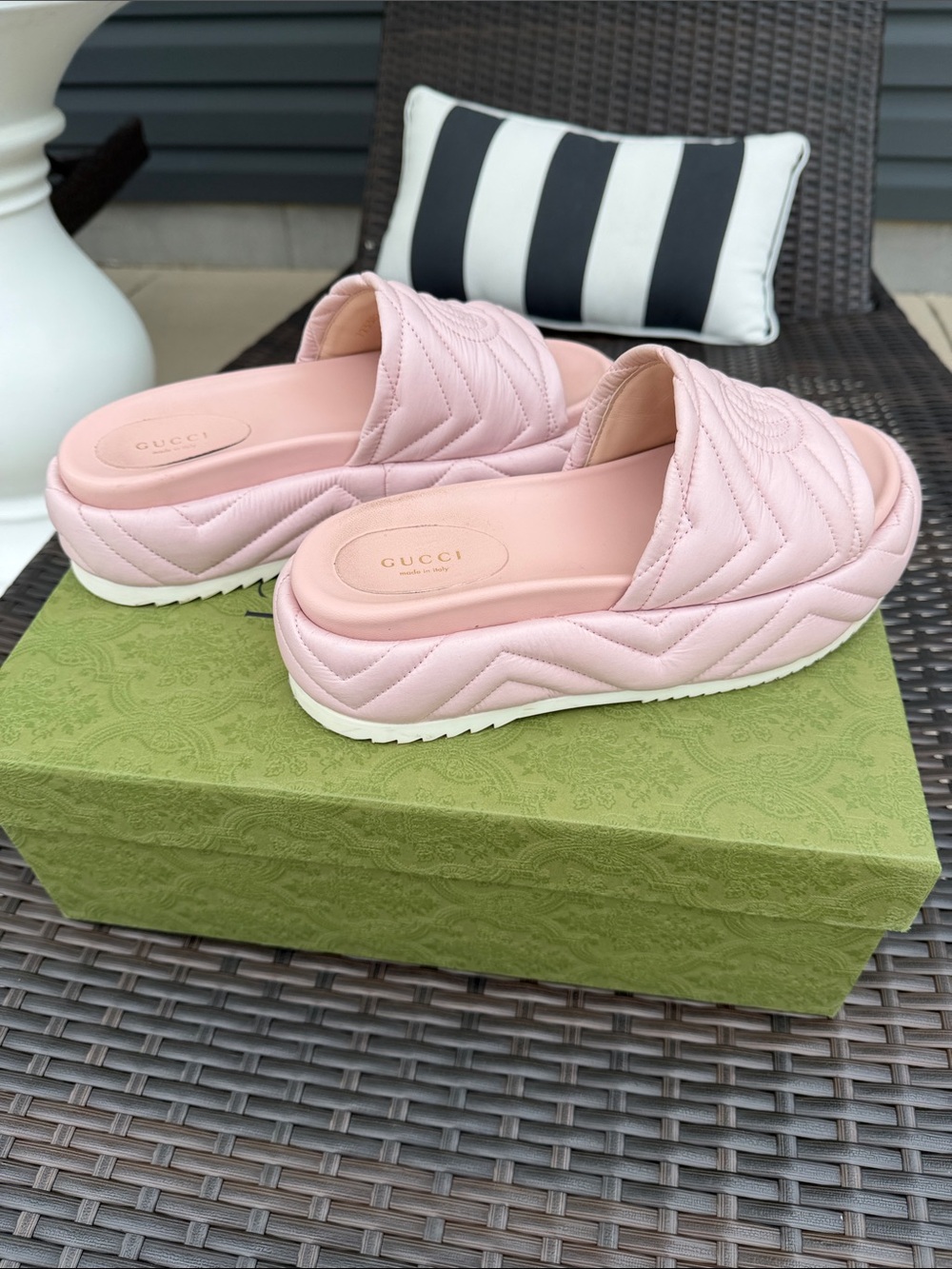 Gucci Angelina platform slide sandals - Picture 7 of 10